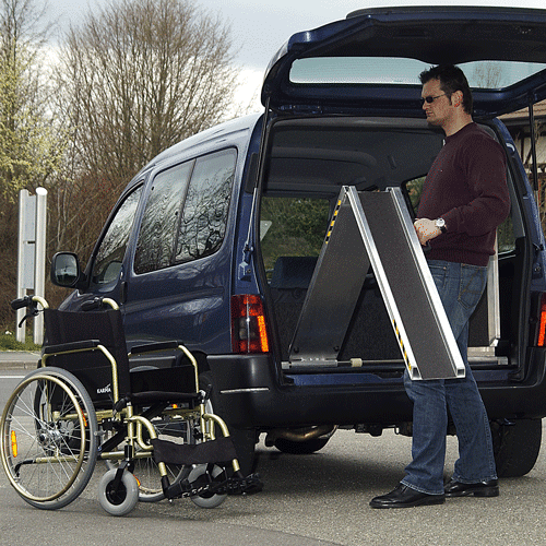Rollstuhlrampe Auto 2teilig klappbar - versandkostenfrei bestellen!